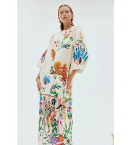 ALEMAIS Meagan Midi Dress Print Size 8 AU for rent on The Volte - image 1