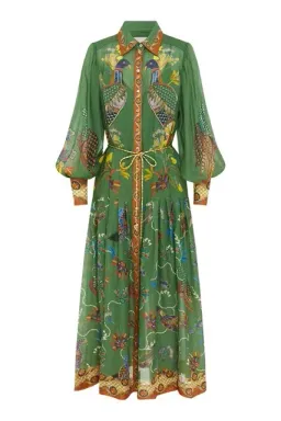 ALEMAIS Birdie Shirtdress in Jade Size 10 AU for rent on The Volte - image 14