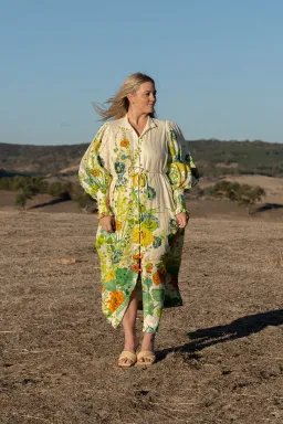 Alemais Constance Shirt Dress Floral Size 16  for rent on The Volte - image 1