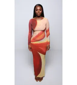 Farai London Aphrodite Maxi Dress Multi Size 6 for rent on The Volte - image 1