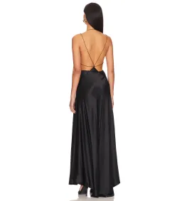 Michael Lo Sordo Tash Gown Black Size AU 8 for rent on The Volte - image 2
