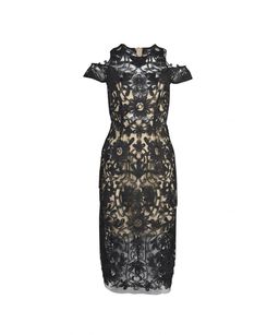 THURLEY Eden Midi Dress Black Size 8  for rent on The Volte - image 3