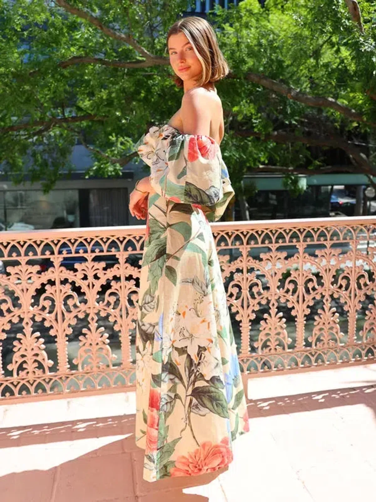 By Nicola Paradiso Maxi Dress in Primavera Print Size 12 - Image 6