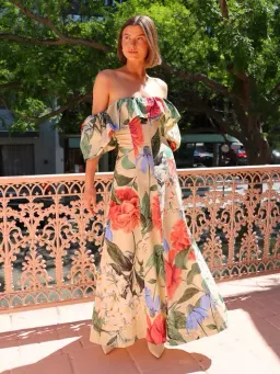 By Nicola Paradiso Maxi Dress in Primavera Print Size 14 for rent on The Volte - image 2