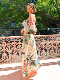 By Nicola Paradiso Maxi Dress in Primavera Print Size 14 for rent on The Volte - image 6