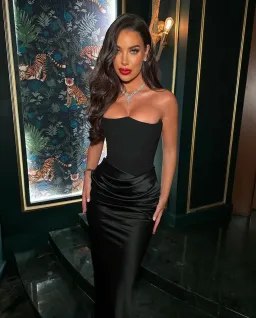 House Of CB Persephone Strapless Corset Dress Black Size M / AU 10 for rent on The Volte - image 6