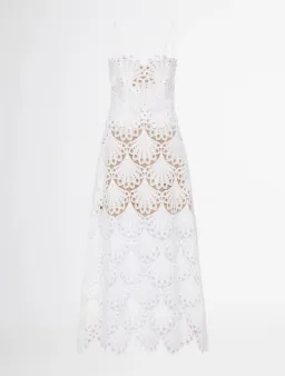 Sheike Ella Lace Maxi Dress White / Ivory Size 12 for rent on The Volte - image 3