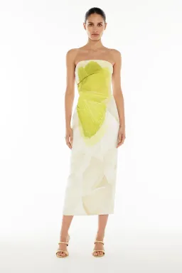 MANNING CARTEL LEVITATING BUTTERFLIES MIDI DRESS for rent on The Volte - image 1