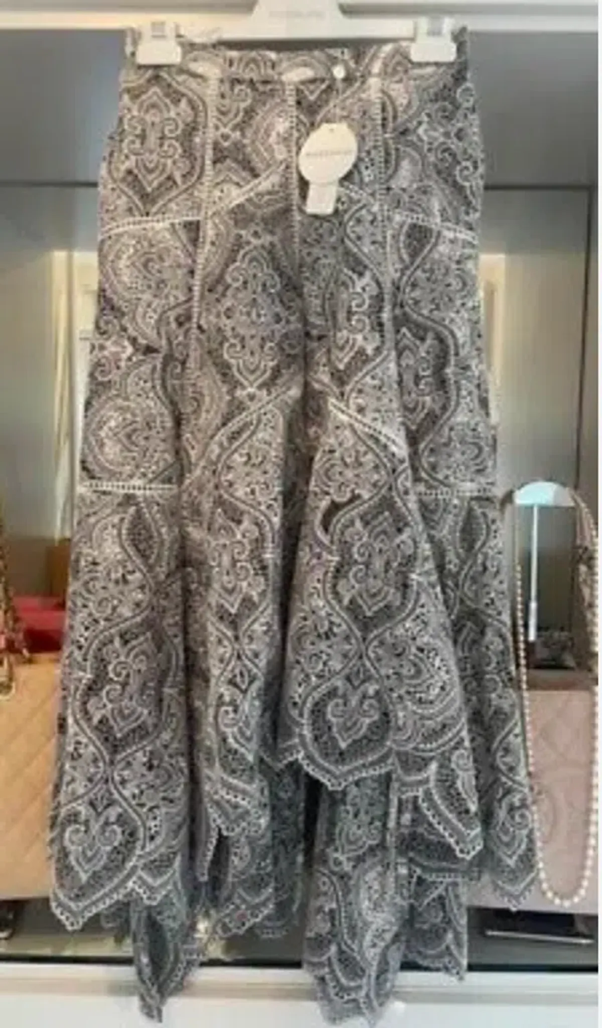 Zimmermann Empire Embroidered Skirt Size 0 - Image 4