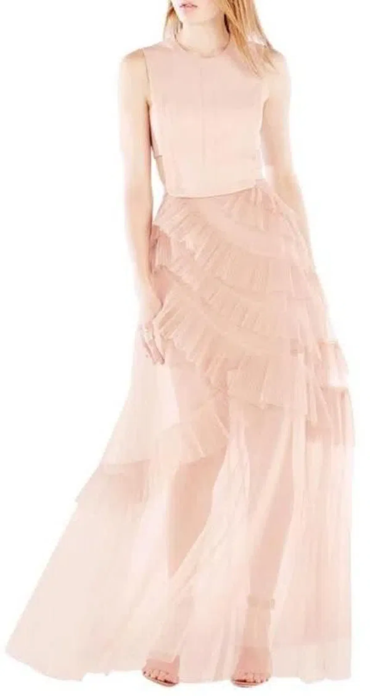 BCBGMAXAZRIA Avalon Gown Blush Size 0 / AU 6 - Image 5