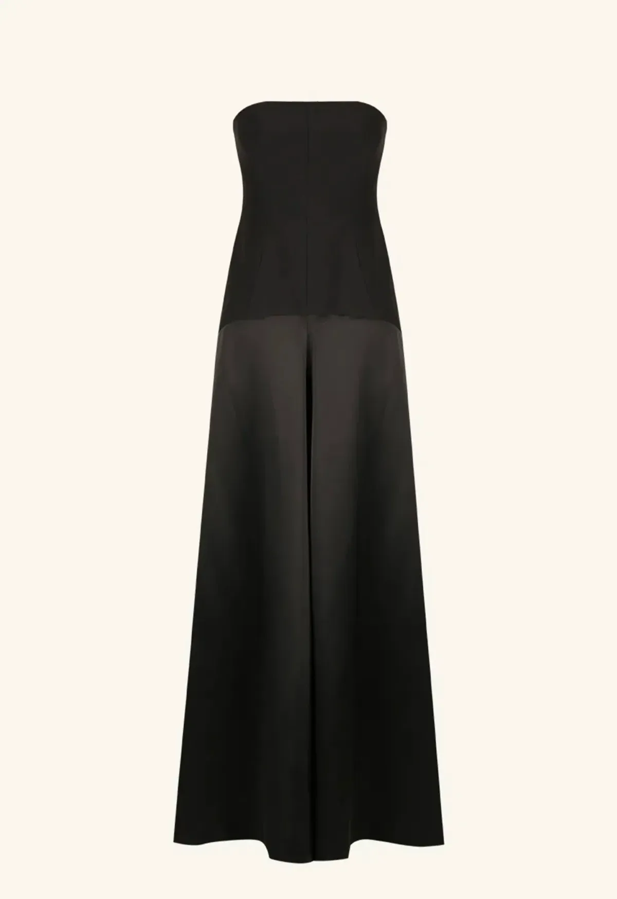 Shona Joy Adri Strapless Panelled Maxi Dress in Black Size 12 - Image 7