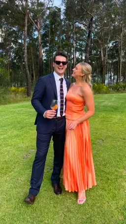 Acler Brayswick Midi Dress Melon Watercolour Size 10 for rent on The Volte - image 4