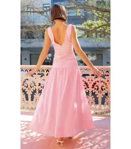 By Nicola Bowie Maxi Dress Marshmallow Size AU 16  for rent on The Volte - image 5