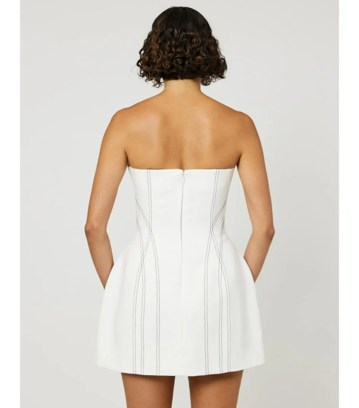 Camilla and Marc Theia Dress in Cream Size AU 6 - Image 3