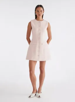 Anna Quan The Sofia Dress in Blush Size AU 6  for rent on The Volte - image 1