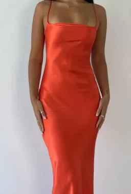 Bec & Bridge Lorelai Tie Maxi Dress Fre Red Size 8 for rent on The Volte - image 3