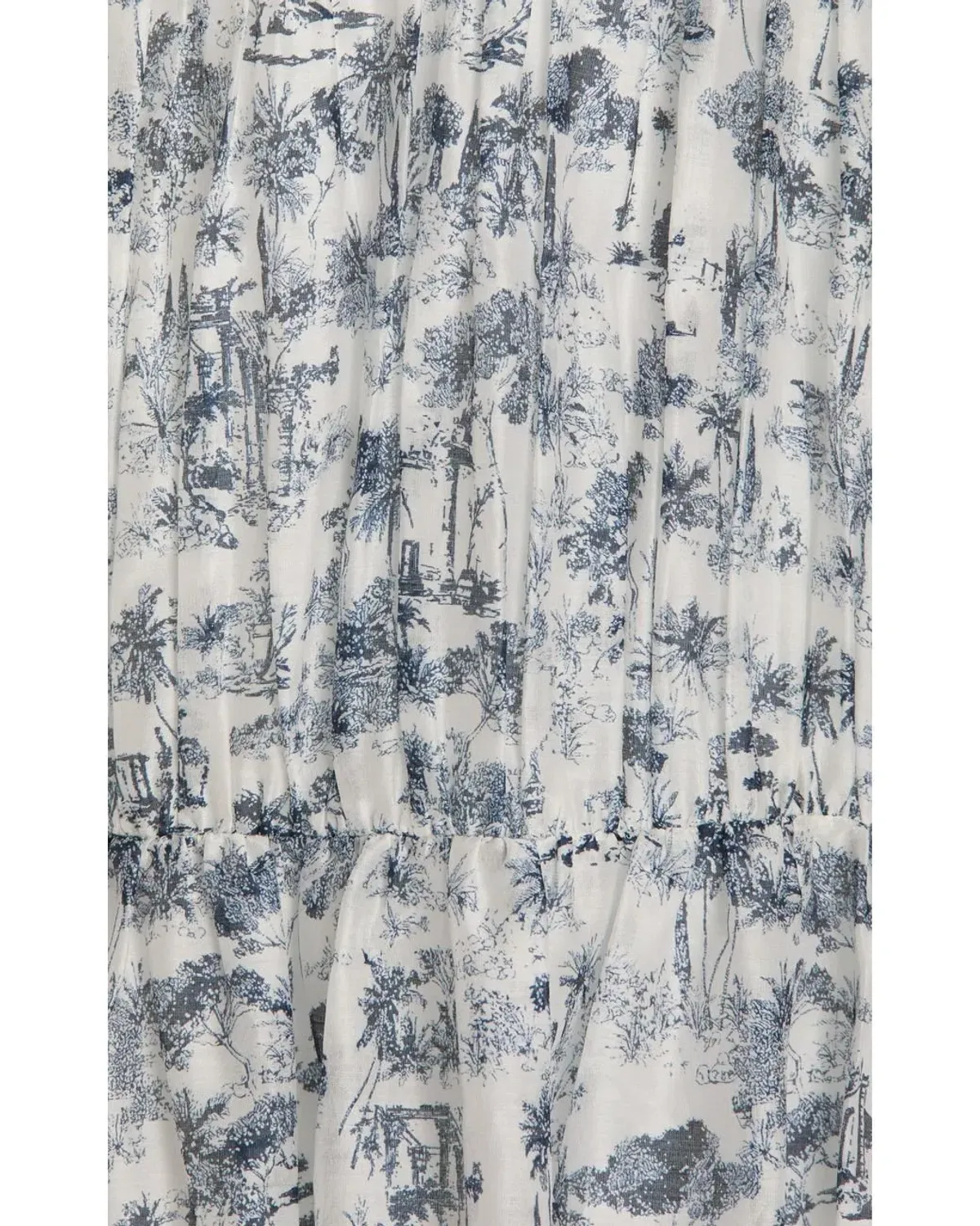 Sir the Label Dimitri Printed Cotton Silk Strapless Midi Dress Print Size XS / AU 6 - Image 4