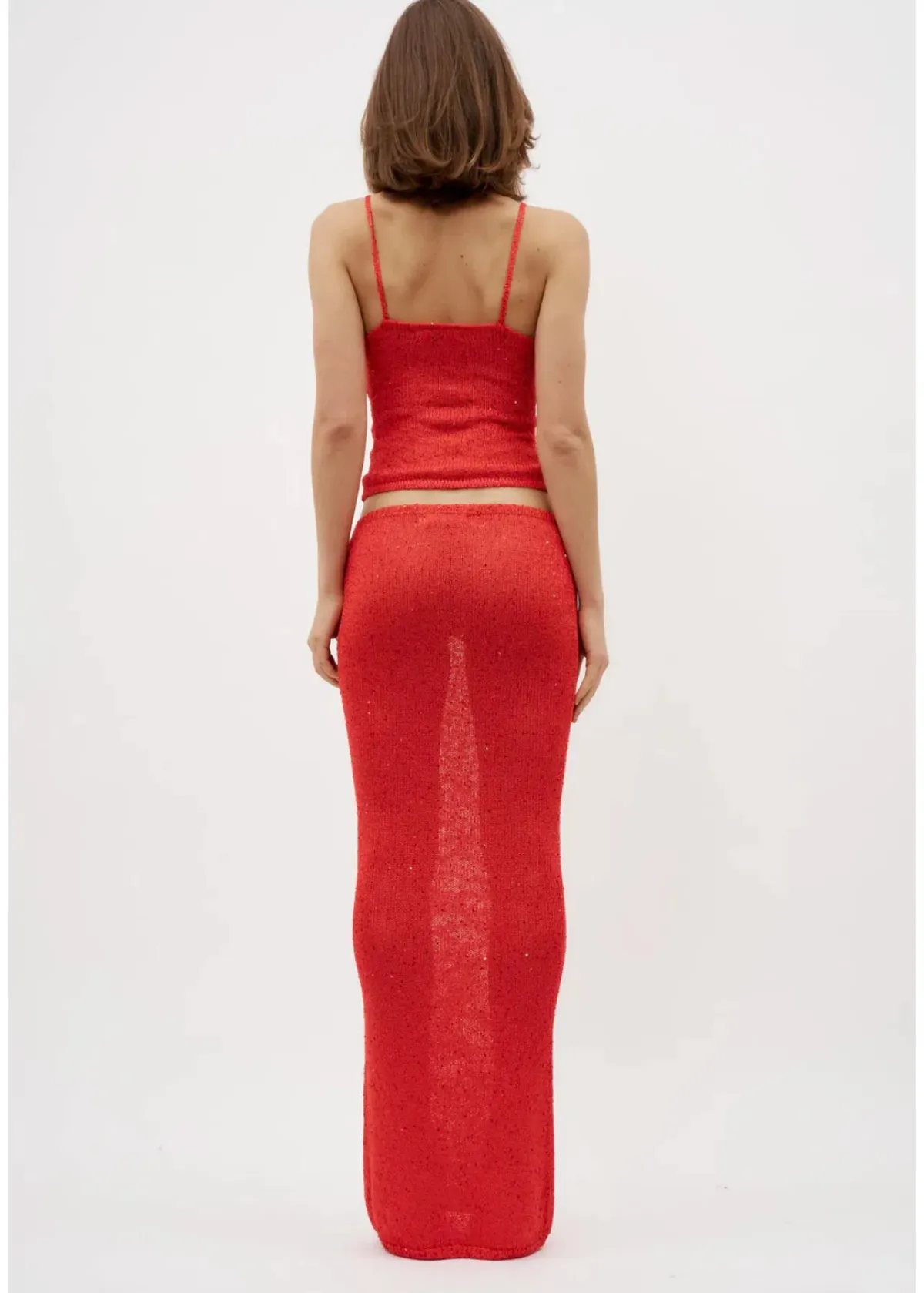 Asta Resort Carolina Camisole Set in Rossa Sequin Size XS / AU 6 - Image 2