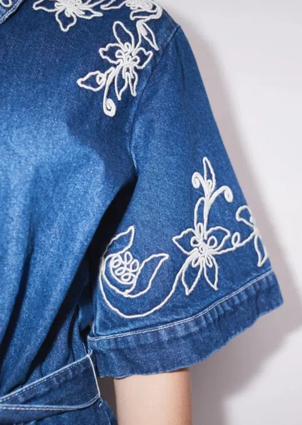 Alémais Carmen Mini Dress Blue Size AU 16 - Image 4