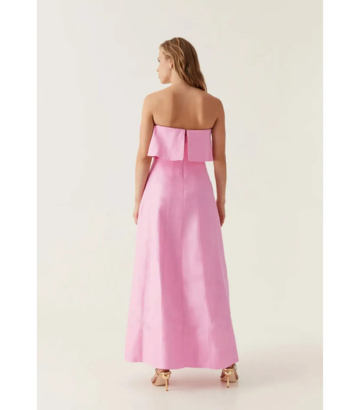 Aje Shallows Strapless Gown Pink Size AU 10 - Image 3