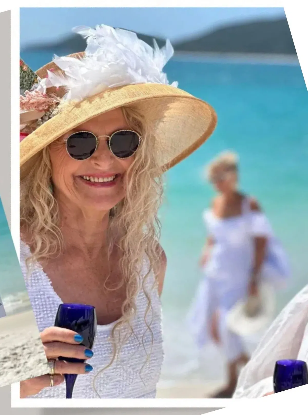 Vintage Crochetta Hat With Feather Trim - Image 1