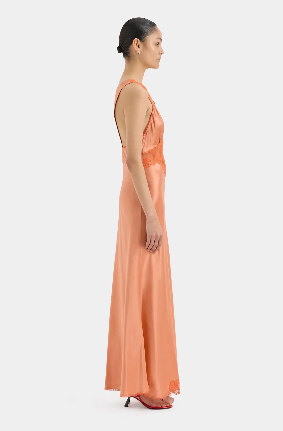 SIR The Label - Aries Cut Out Gown Peach Size 1 - Image 2