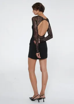 BENNI - Yana Mini Dress Black Size 6 for rent on The Volte - image 1