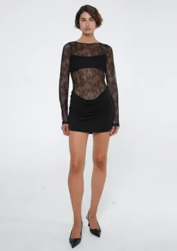 BENNI - Yana Mini Dress Black Size 6 for rent on The Volte - image 2