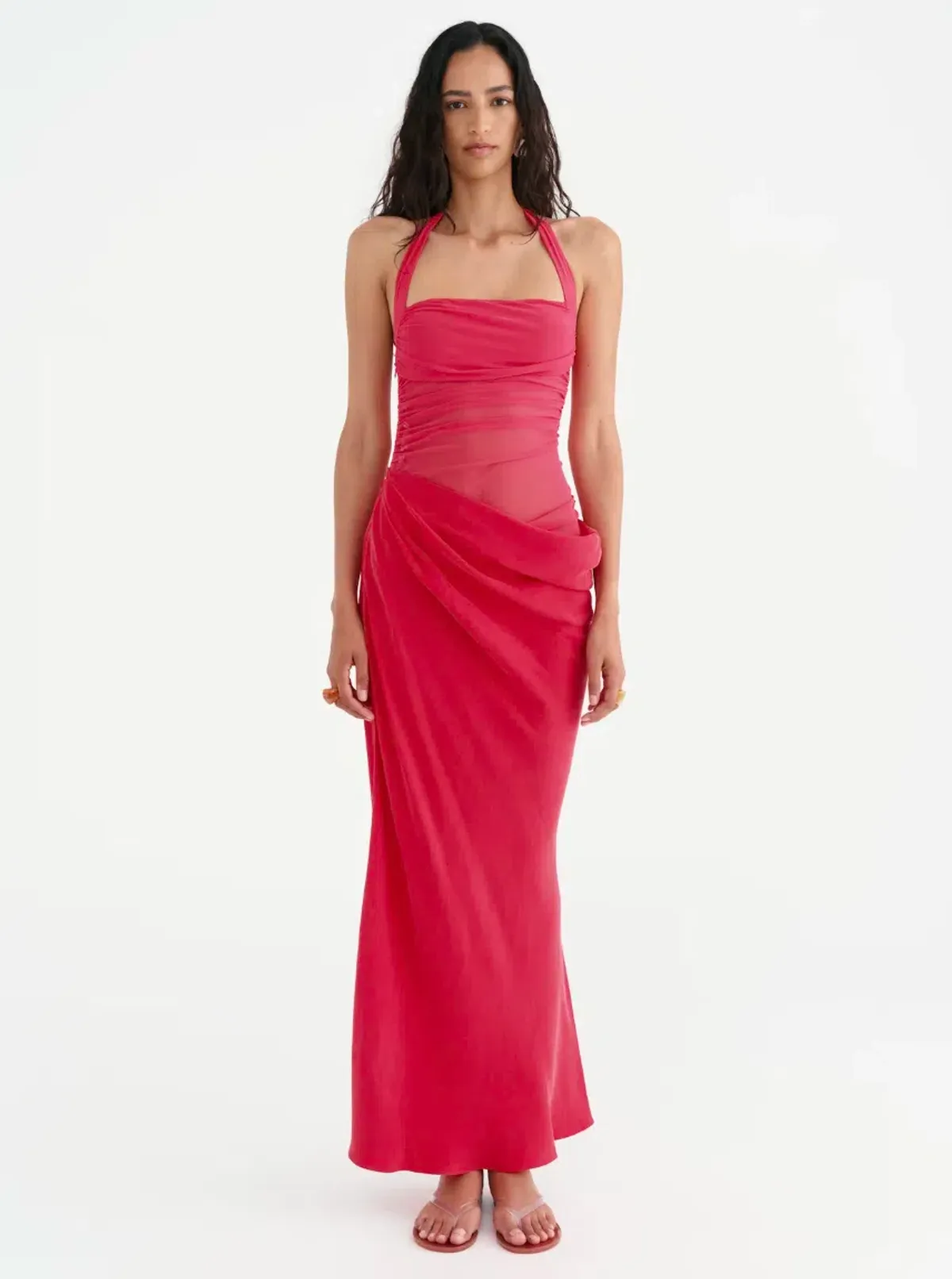 Benni Maxi Dress Pink Size 10 - Image 1