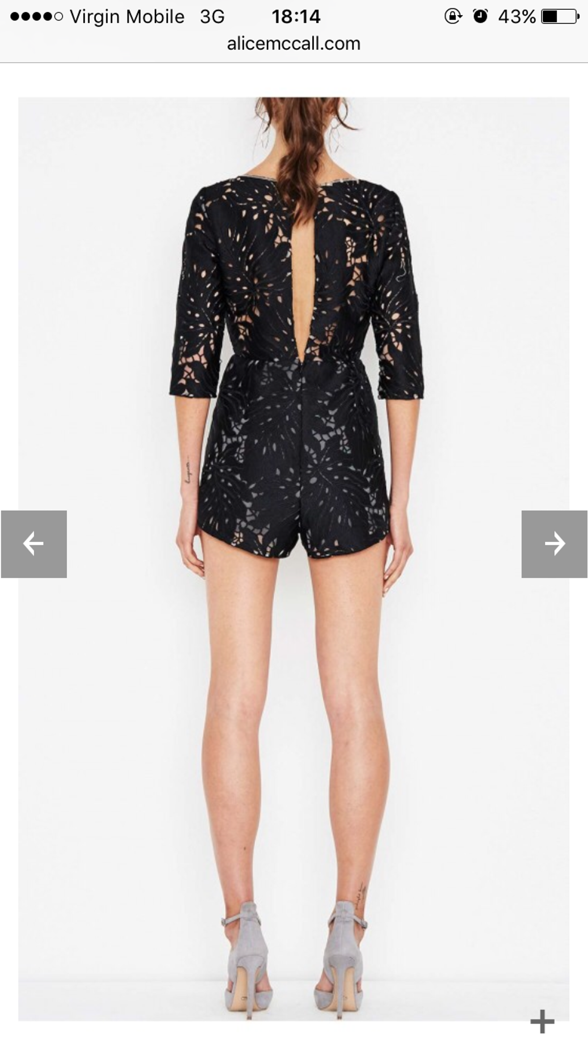Alice McCall Rumours Black Playsuit - Image 5