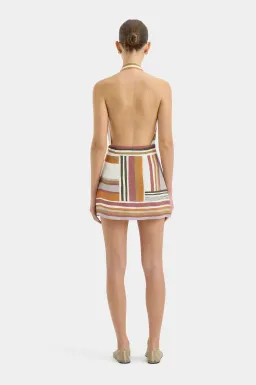 SIR The Label Caprera Wrap Halter Mini Dress Size 1 or AU 8 for rent on The Volte - image 3
