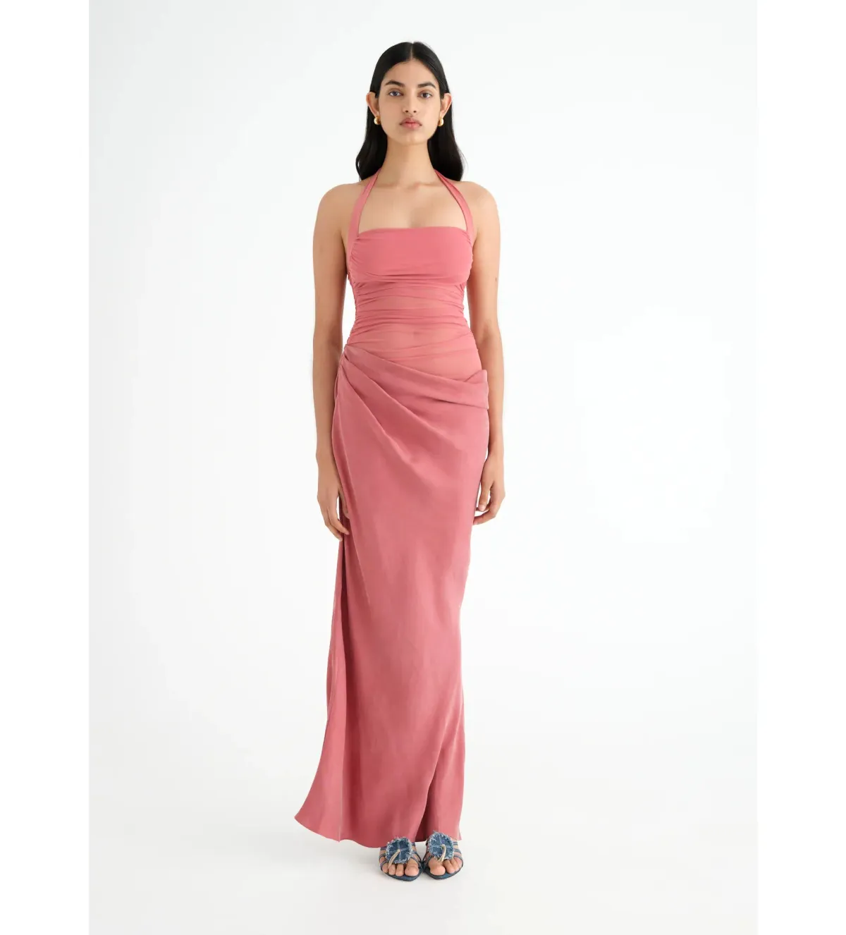 Benni Gina Maxi Dress in Rose Size AU 10  - Image 1