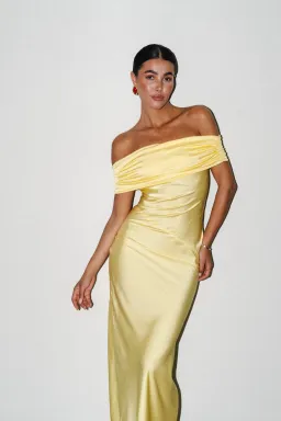 HNTR The Label Kayla Gown Lemon Size S / AU 8 for rent on The Volte - image 1