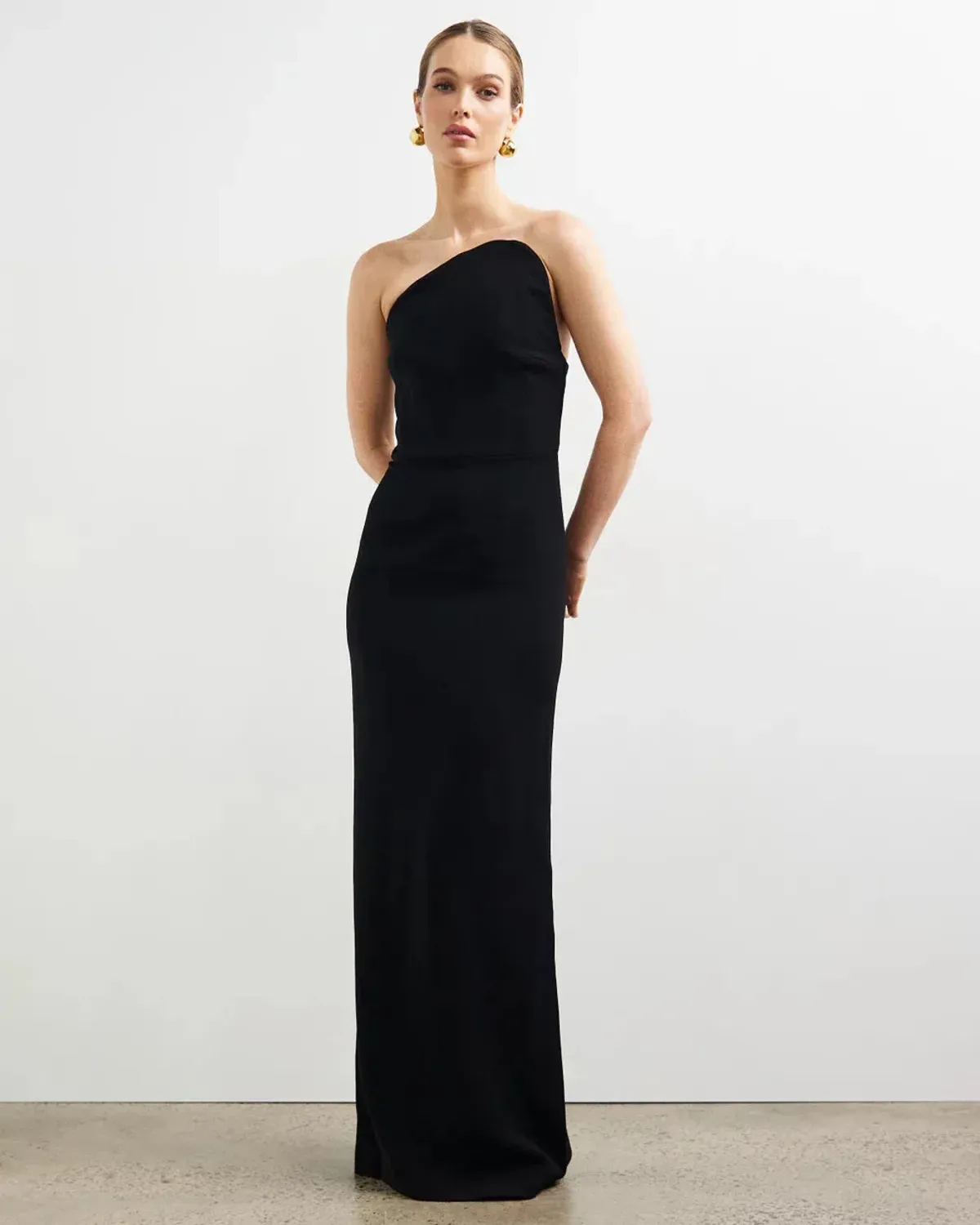 Solace London Eve Maxi Dress Black Size 6 - Image 1