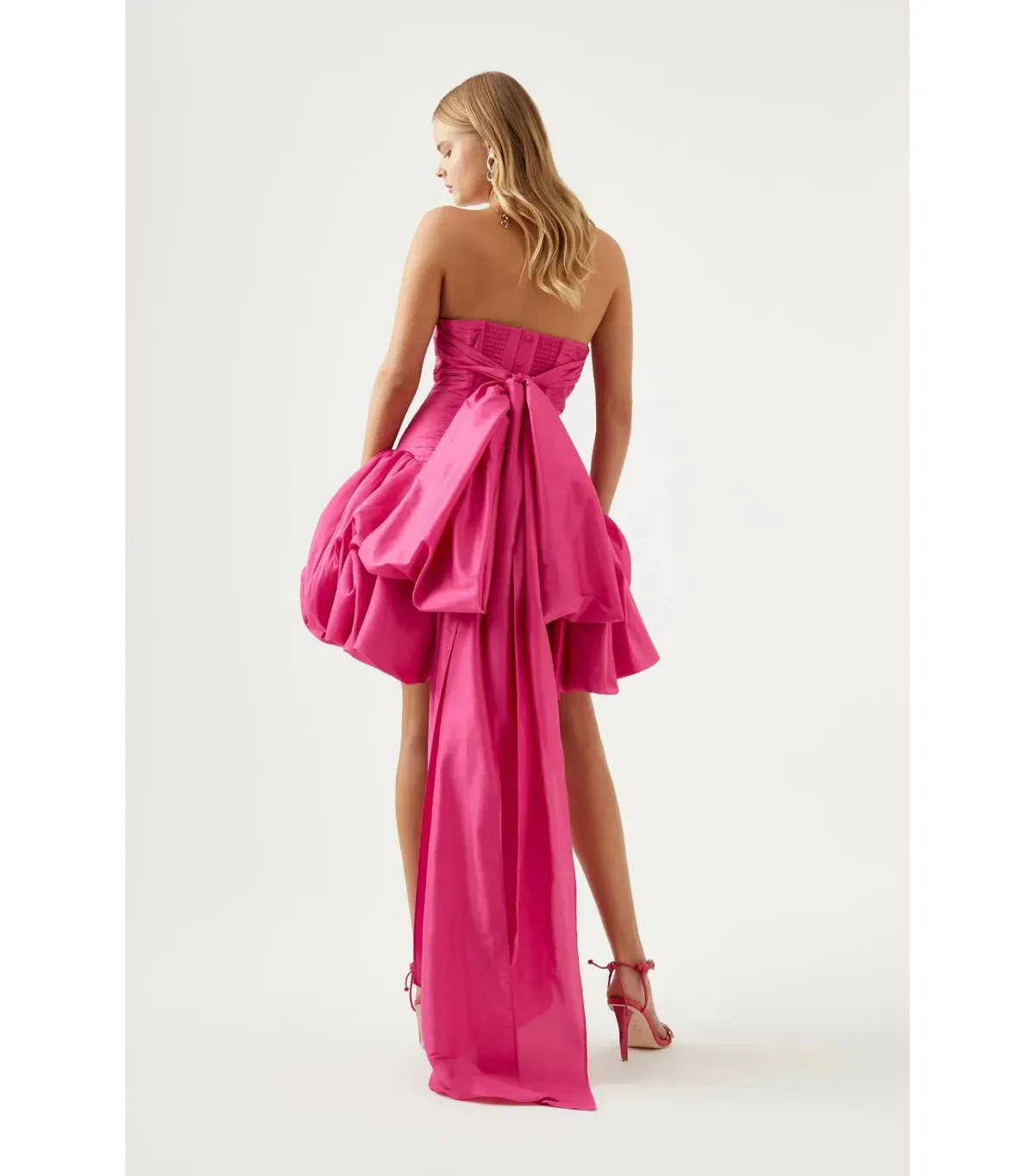 Aje Piacere Bubble Hem Mini Dress Pink Size S / AU 8 - Image 2