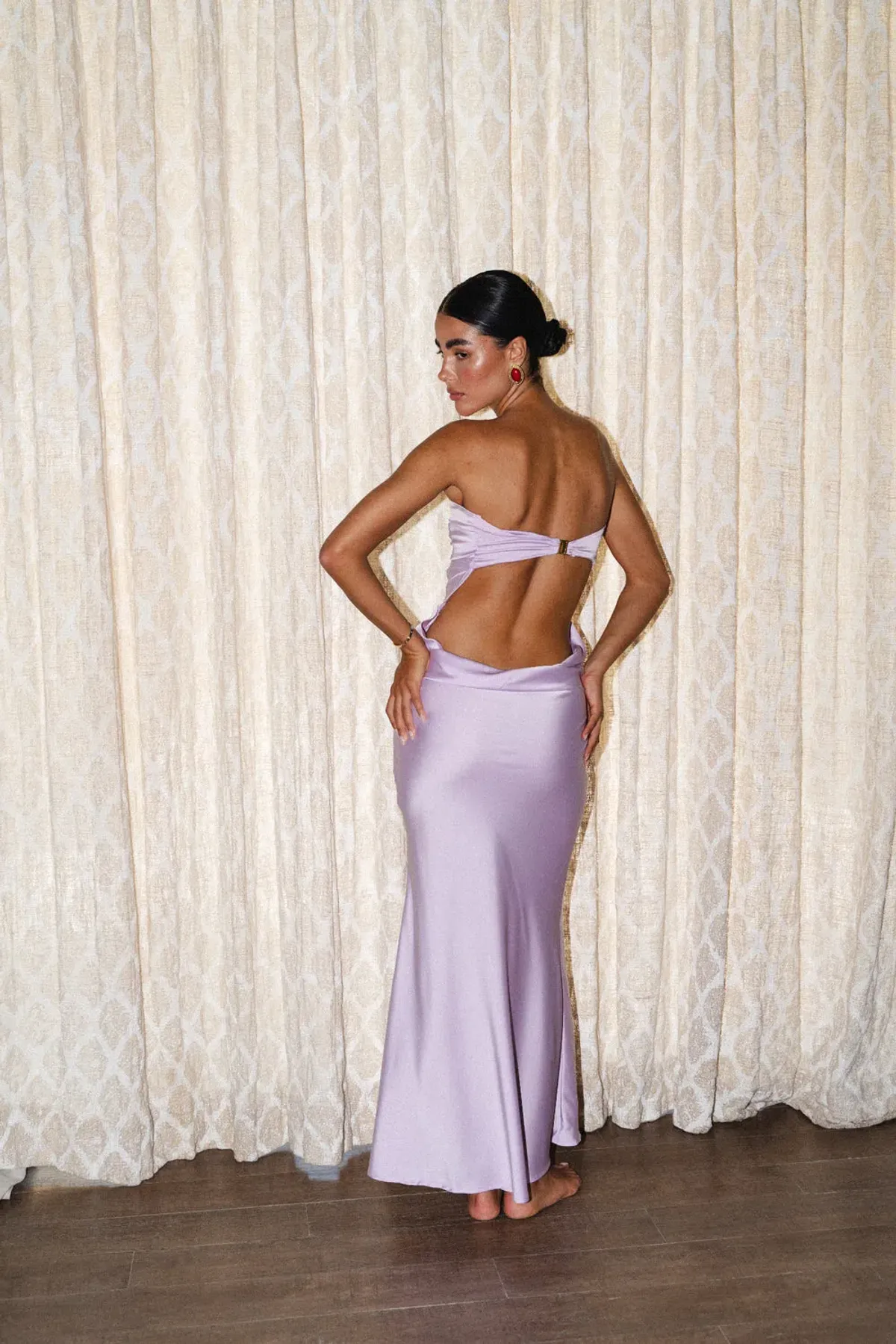 HNTR The Label Hugo Gown Lilac Size XS / AU 6 - Image 3