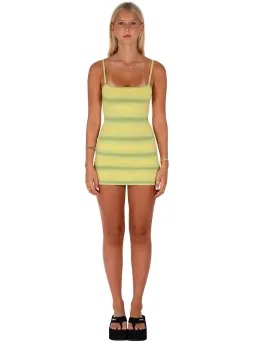 I am Delilah Elsa Mini Dress Chartreuse Size XS / AU 6 for rent on The Volte - image 1