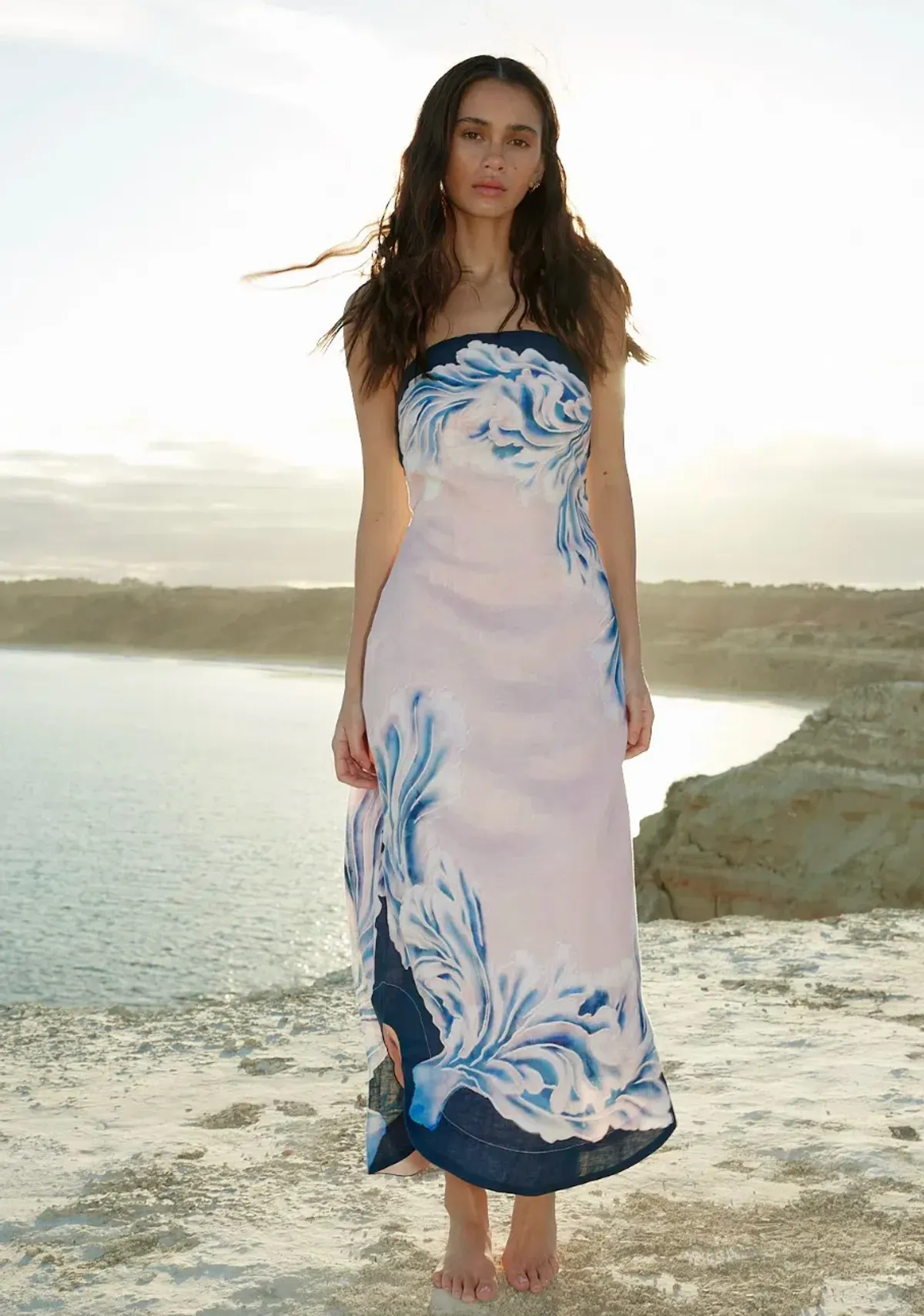 Aston Studio Maeve Dress in Seashell/Iceberg  Size 8  - Image 1