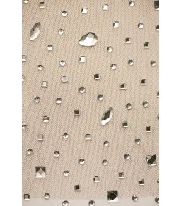 Lamarque Maret Rhinestone Mesh Dress Bisque Size XS / AU 6 for rent on The Volte - image 4