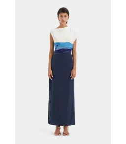 Sir the Label Mariner Midi Dress Shoreline Stripe Size AU 12  for rent on The Volte - image 4