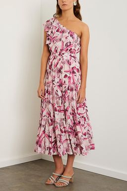 Steele Mahana One Shoulder dress Pink 8 for rent on The Volte - image 1