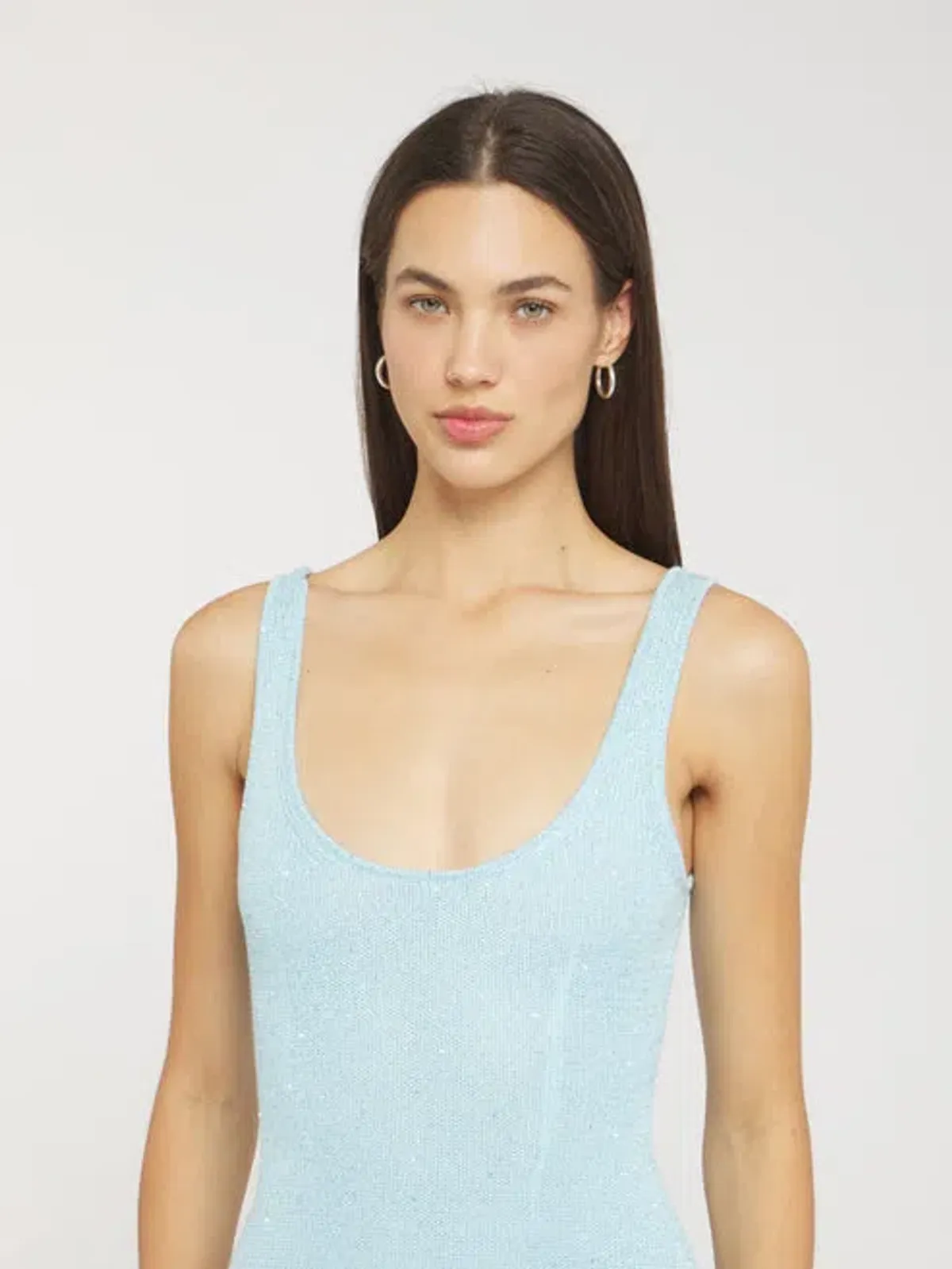 Asta Resort Ana Dress Baia Blue Sequin Size M / AU 10  - Image 3