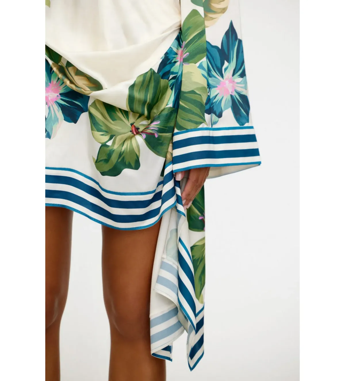 Significant Other Mariah Mini Dress in Hibiscus Tile Size AU 12 - Image 3