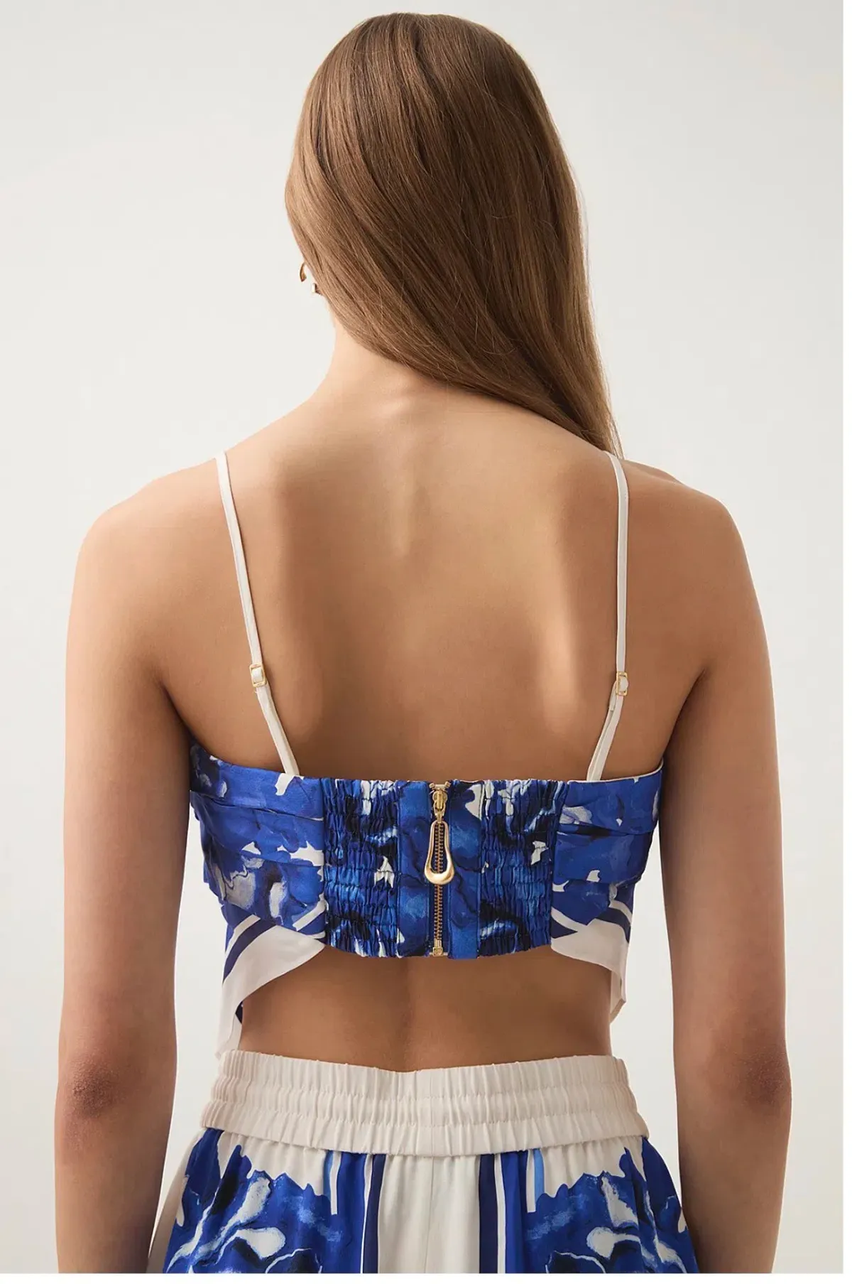 AJE Atomic Scarf Top and Silk Pant Set Size 8  - Image 3