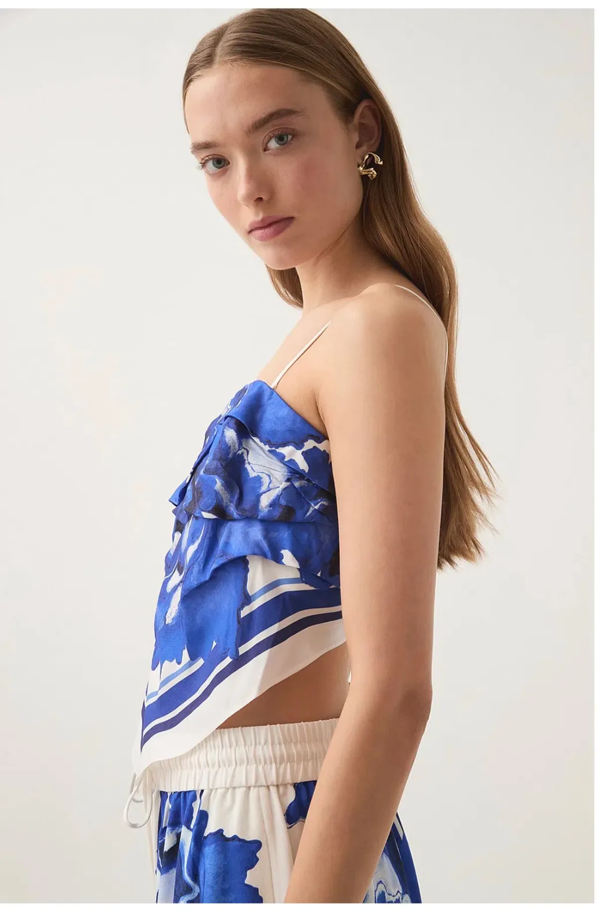 AJE Atomic Scarf Top and Silk Pant Set Size 8  - Image 2