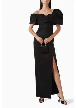 Rachel Gilbert Gia Gown in Black Size 2 / AU 10  for rent on The Volte - image 1