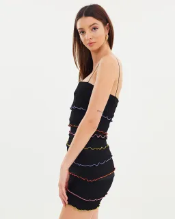 Bec & Bridge La Bamba Mini Dress Black Size AU 12 / L  for rent on The Volte - image 3