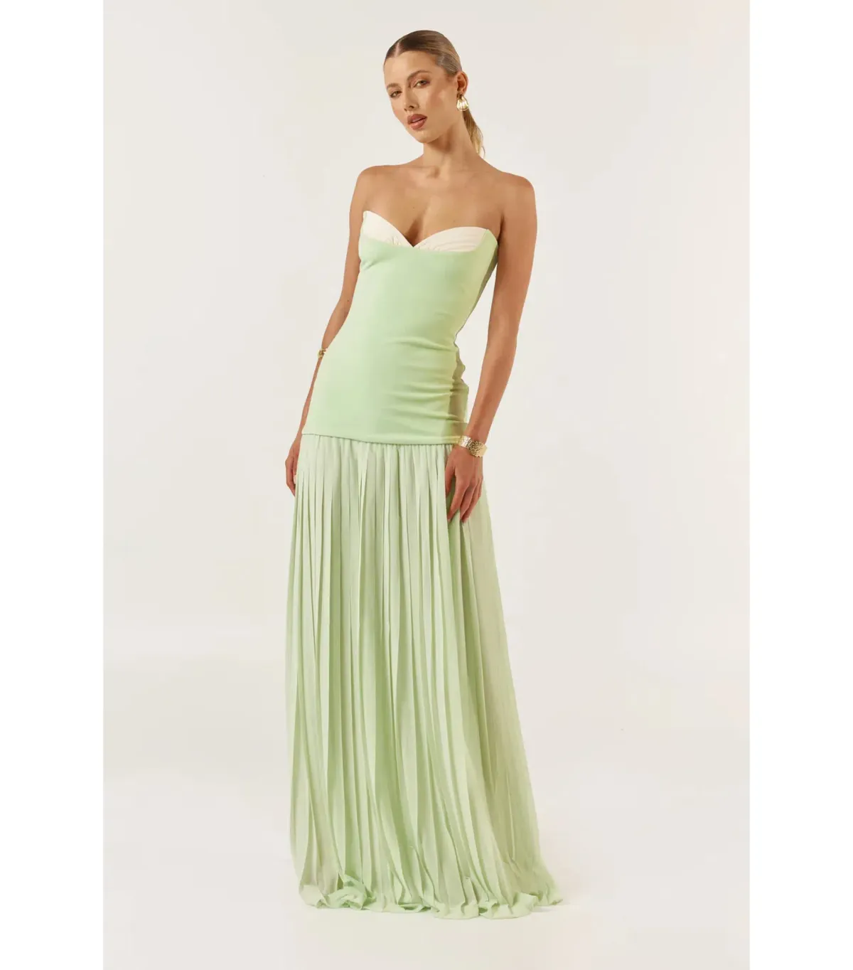 She Is Olla Nicolette Gown Green Size AU 8 - Image 2