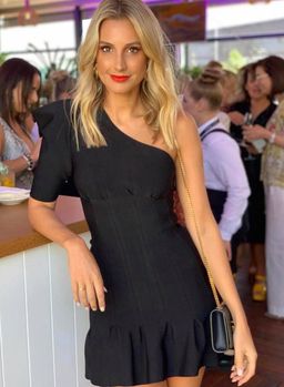 MISHA Soraya Mini Dress Black Size 12 for rent on The Volte - image 6