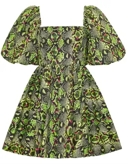 Aje Serpentine Corset Mini Dress Print Size 10 for rent on The Volte - image 6